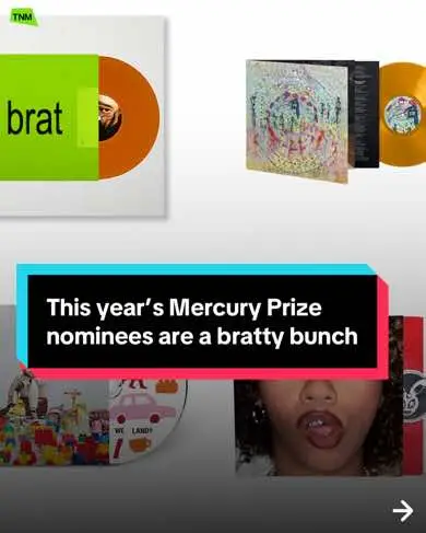 The Mercury Prize Awards recognises the best British or Irish album of the last 12 months 💿 And we are loving this year’s nominees (even you guys on slide 10, promise x)  #mercuryawards #mercuryprize #mercurys2024 #charlixcx #brat #barrycantswim #cmat #niaarchives #catburns #thelastdinnerparty #ghetts #corinnebaileyrae #berwyn #englishteacher #bethgibbons #cortoalto 