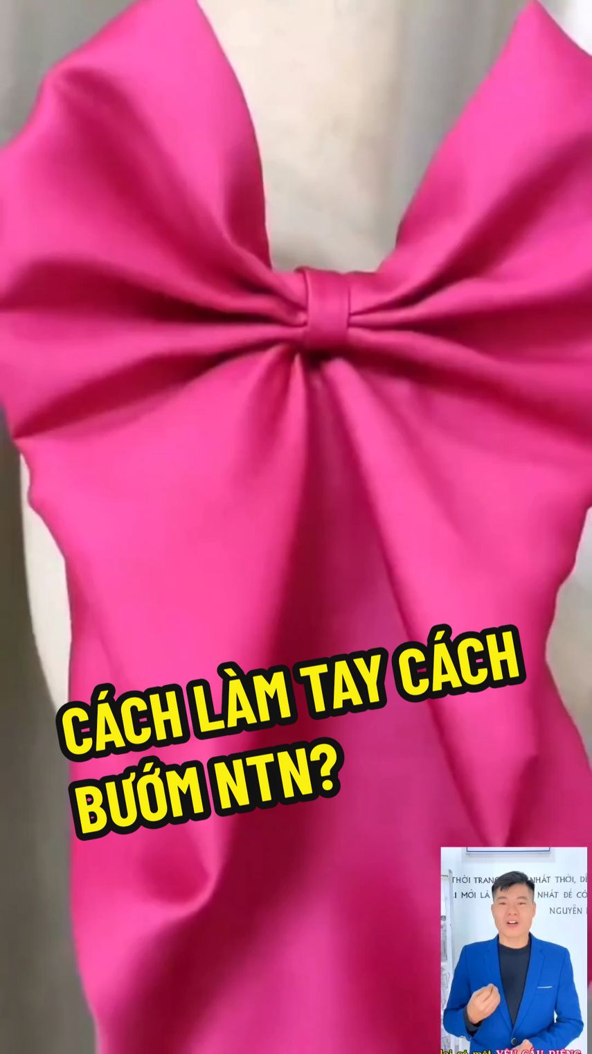 Cách làm TAY CÁCH BƯỚM siêu đẹp. Hãy chia sẻ để làm thử ngay nhé!  #RAP #hocmay #meomayva #mayva #draping #fashion #rập #stylish #xuhuong #@Việt Mốt Dạy Cắt May @Việt Mốt -FashionDesignAcademy 