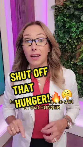 3 Tips To Shut Off HUNGER!🔥😤 In this video, Dr. Janine shares 3 tips to shut off hunger and help with weight loss. Learn how to fix leptin resistance and the importance of a high protein breakfast!  #weightloss #hunger #hungerfix