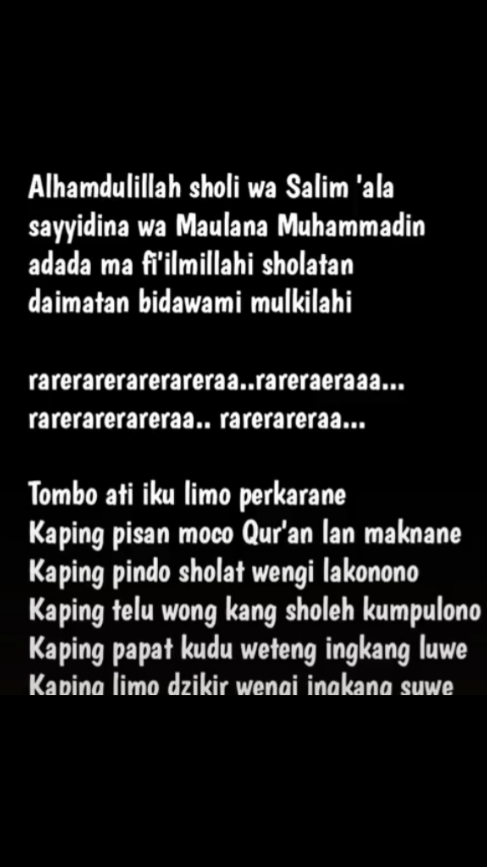 #sholawat #rerarera