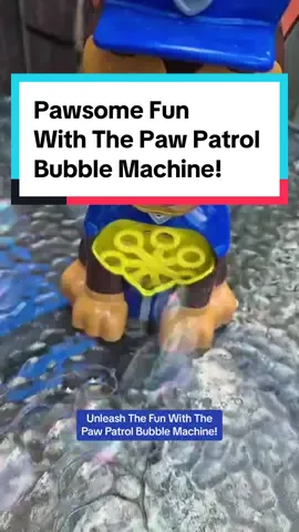 Have fun with the Paw Patrol Bubble machine this summer! Look at all those bubbles! Perfect to keep the kids entertained whilst its their favourite character!  #tiktokmademebuyit #fyp #foryoupage #pawpatrol #bubbles #bubblemachine 