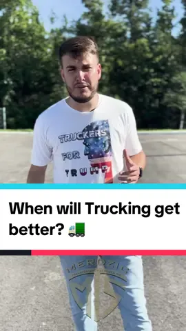 When do y’all think Trucking will improve? 🚛🇺🇸 #Trucking #Truckdriver #semitruck #ownerop #companydriver #truckersoftiktok #Trucker 