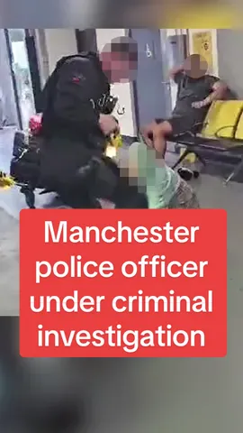 Police officer under criminal investigation after kicking video #dailymirror #breakingnews #fyp #manchester 