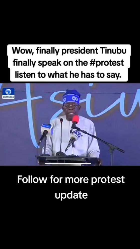 Follow for more protest update. Finally, the president speak on the upcoming protest. #nigeriantiktok #abujatiktokers #nigeriaprotest2024 #kenyaprotest #1staugust 