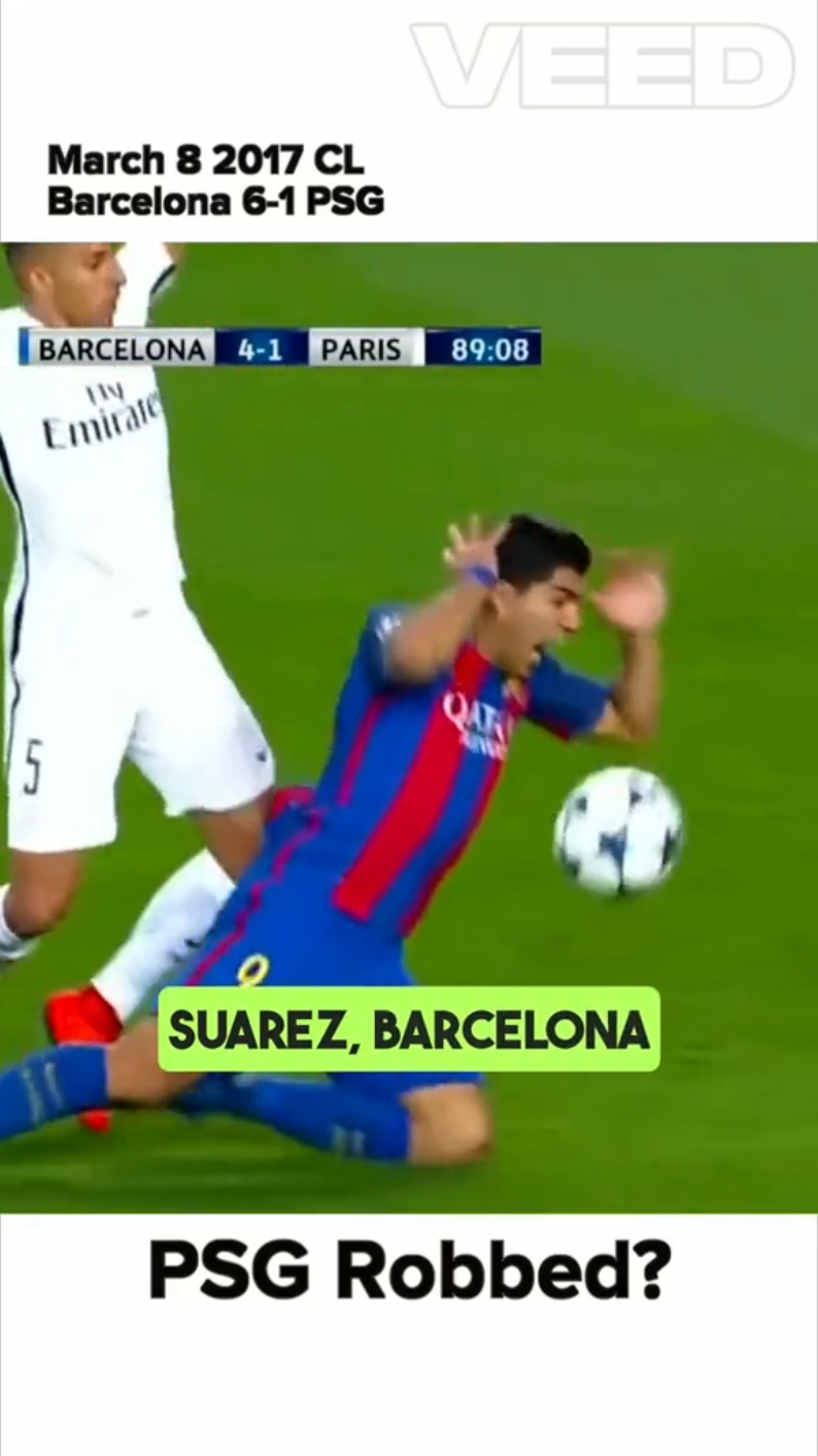 Barca 6-1 PSG Rigged? #barca #psg #fcbarcelona #parissaintgermain #footballedit #championsleague 