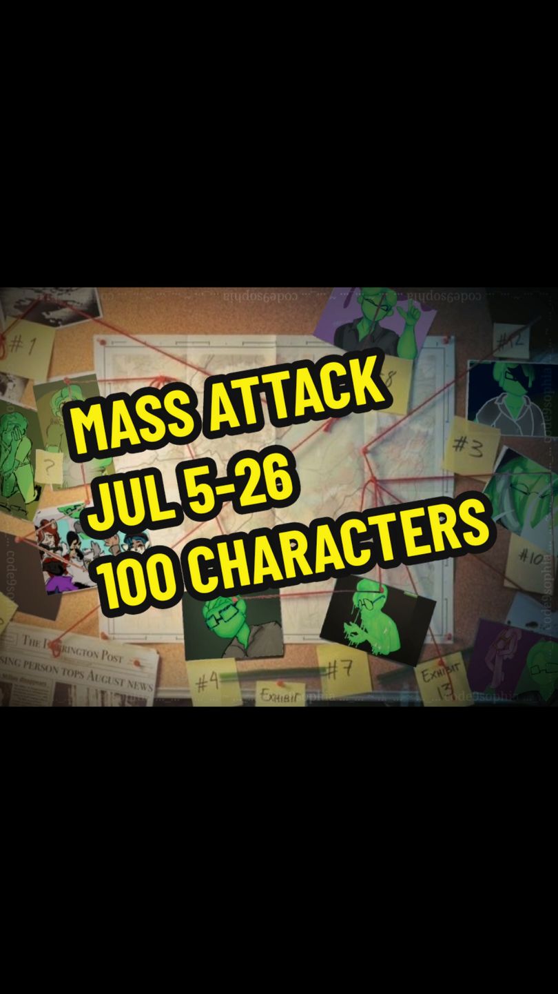 CAPTION MASS ATTACK JUL 5-26 Hello, and yes, there are a hundred of you!  😭 ..._…..._…..._…..._…..._…..._…..._… Many of you may know me from my tiktok, others have attacked me and this was my 