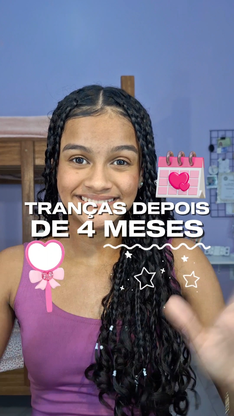 FAZENDO TRANÇAS EM TODO MEU CABELO 🎀🤍!|#trancas#braids#penteado#curlyhair#cachos#cacheadas#cabelogrande#cabelo#euheloy .