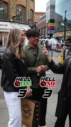 ASMR? RUNNING? 🏃🏻‍♀️ We hit Camden to find the Nation's most contestable subjects. It's the latest round of HELL Yes/HELL No. #HELLYes #HELLNo #ASMR #Running #GiveEmHell