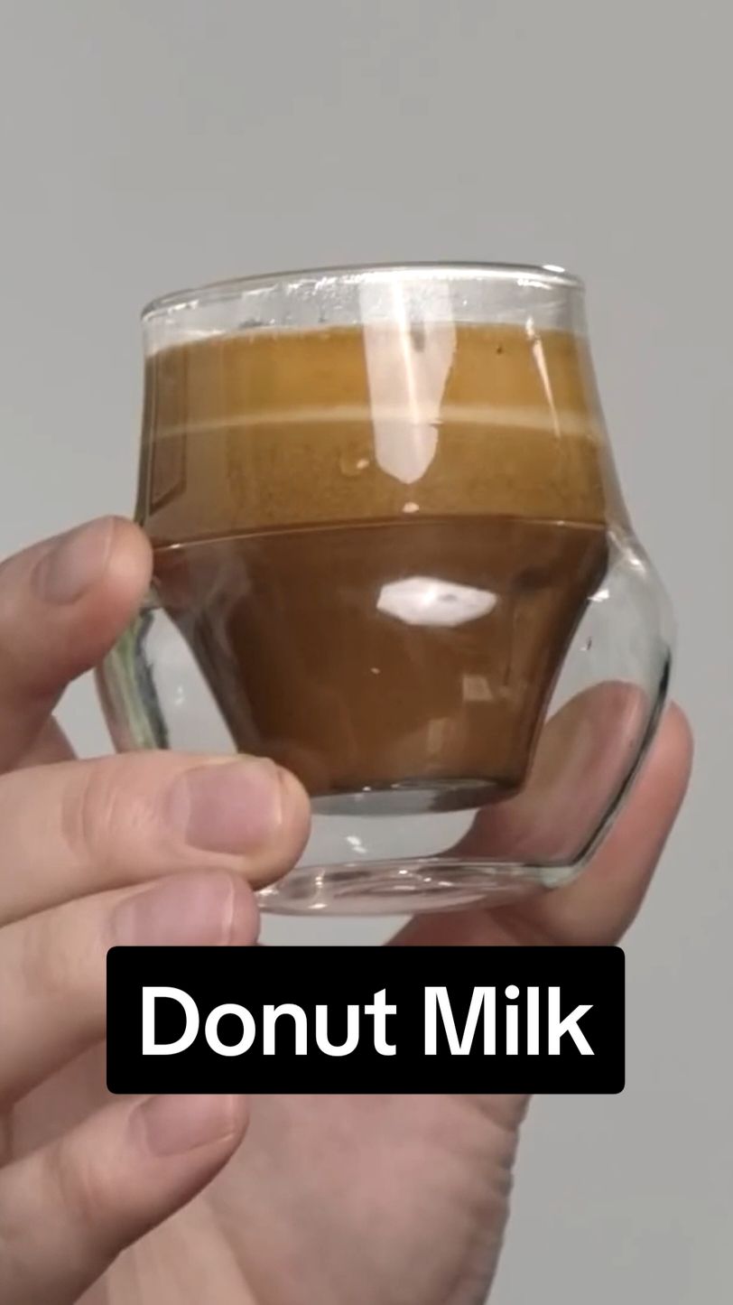 Turning doughnuts into a liquid: yay or nay? #coffee #Recipe #creamer #donuts 