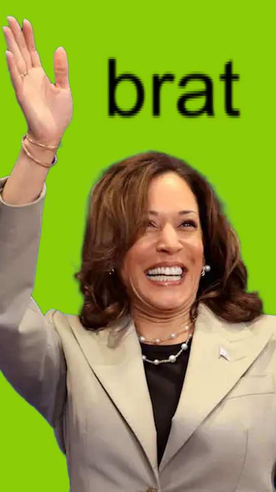 It’s Kamala’s Brat Summer — we’re all just living in it. #kamala #kamalaharris #bratsummer #fyp