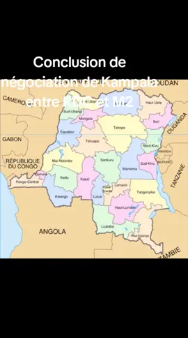 Conclusion de négociation entre RDC et M23 #congo #congolaise🇨🇩 