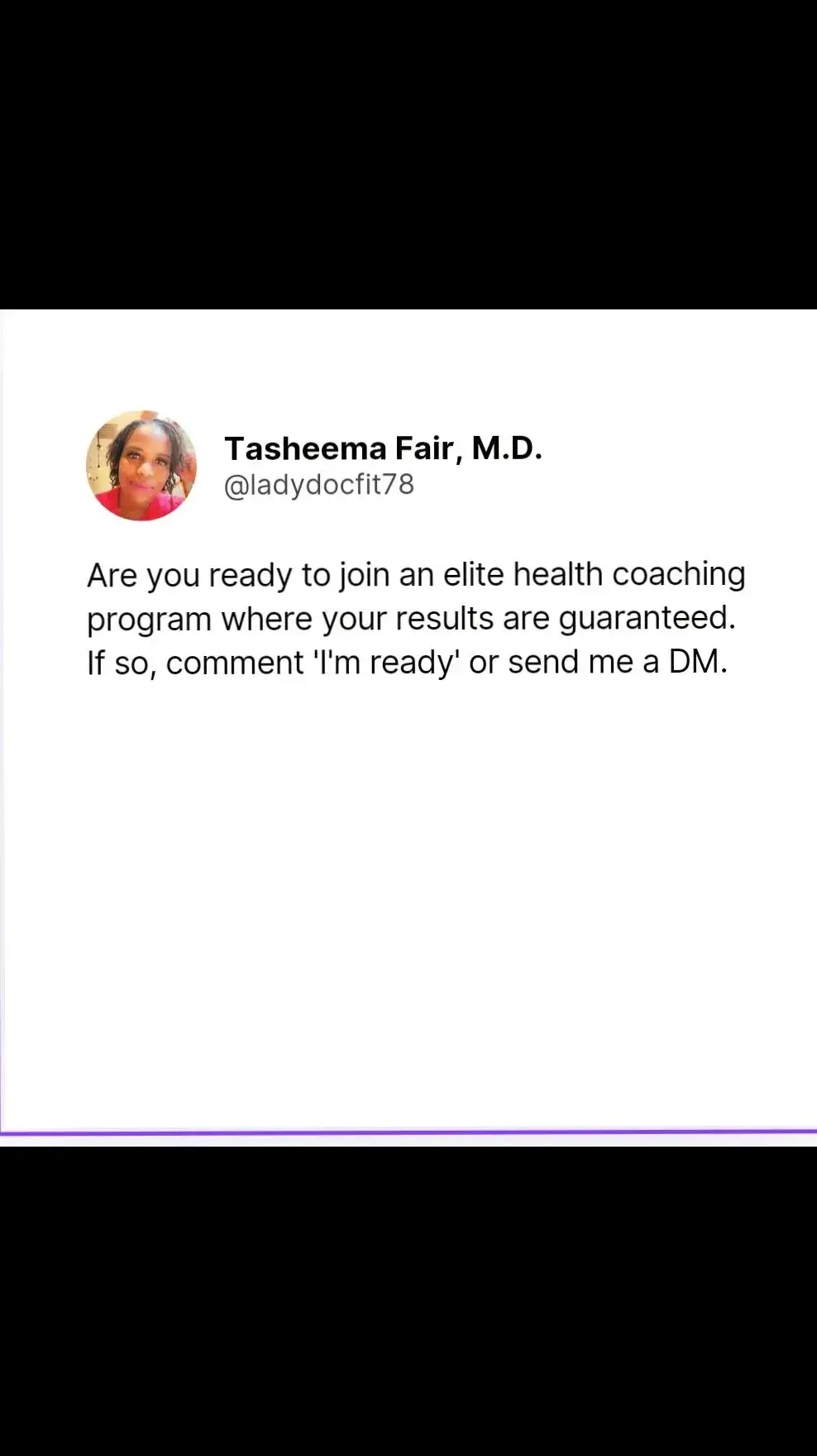 Well are you ready to join the best elite health coaching program that guarantees that you get results?  comment 'I'm ready' and let's get to work.  #6figureincome #7figurechick #healthylifestyle #ceomillionaires #femaleentrepreneurmovement 