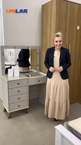 Penteadeira Mel é um charme, conheça detalhes! 💙