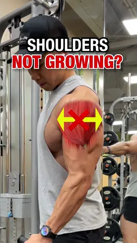 Are your shoulders not growing?  Here are 3 possible reasons why. Reason #1: You're training your shoulders only once a week or less. Instead, train your shoulders at least twice per week.  Reason #2: You aren't doing enough sets. Instead, aim for 10 to 20 weekly sets. Reason #3: You've been doing the exact same exercises for a long period of time. Instead, switch up your exercises, for example, every few months or week. Size & Shred Training program → deltabolic.com (link in bio) @Legion Athletics Supplements ​⁠ → code “DELTA” for 20% off (link in bio) #shoulderworkout 