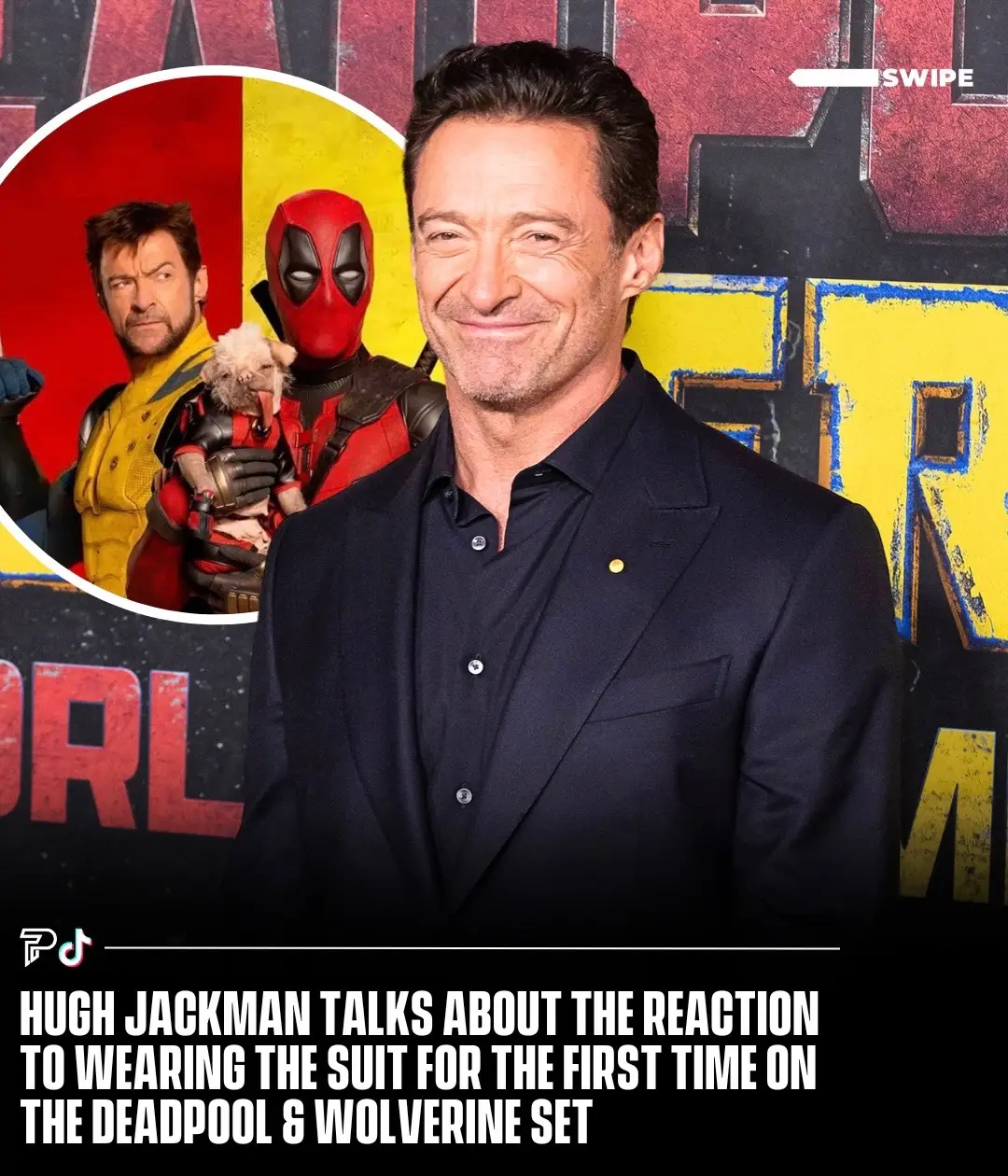 After Logan, we thought that we would never see Hugh Jackman wear the iconic yellow Wolverine costume, but that changed with ‘Deadpool & Wolverine’. While promoting the movie on The Tonight Show Starring Jimmy Fallon, Jackman revealed what it was like when he suited up for the first time on the set of the film.  He shared: “For 24 years people have been talking about it. It’s one of the first things Ryan said to me. I said I want to do it, he goes ‘We’re gonna do the yellow and blue.’  Since you have read this far, you might as well drop us a follow as we post slideshows like this all the time! ❤️  #RoadTo15Million #Pubity 