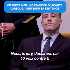Ce joker a eu une réaction glaçante lorsqu'il a entendu sa sentence #joker#choc#faisdivers#faitdivers#tribunal#usa#fyp