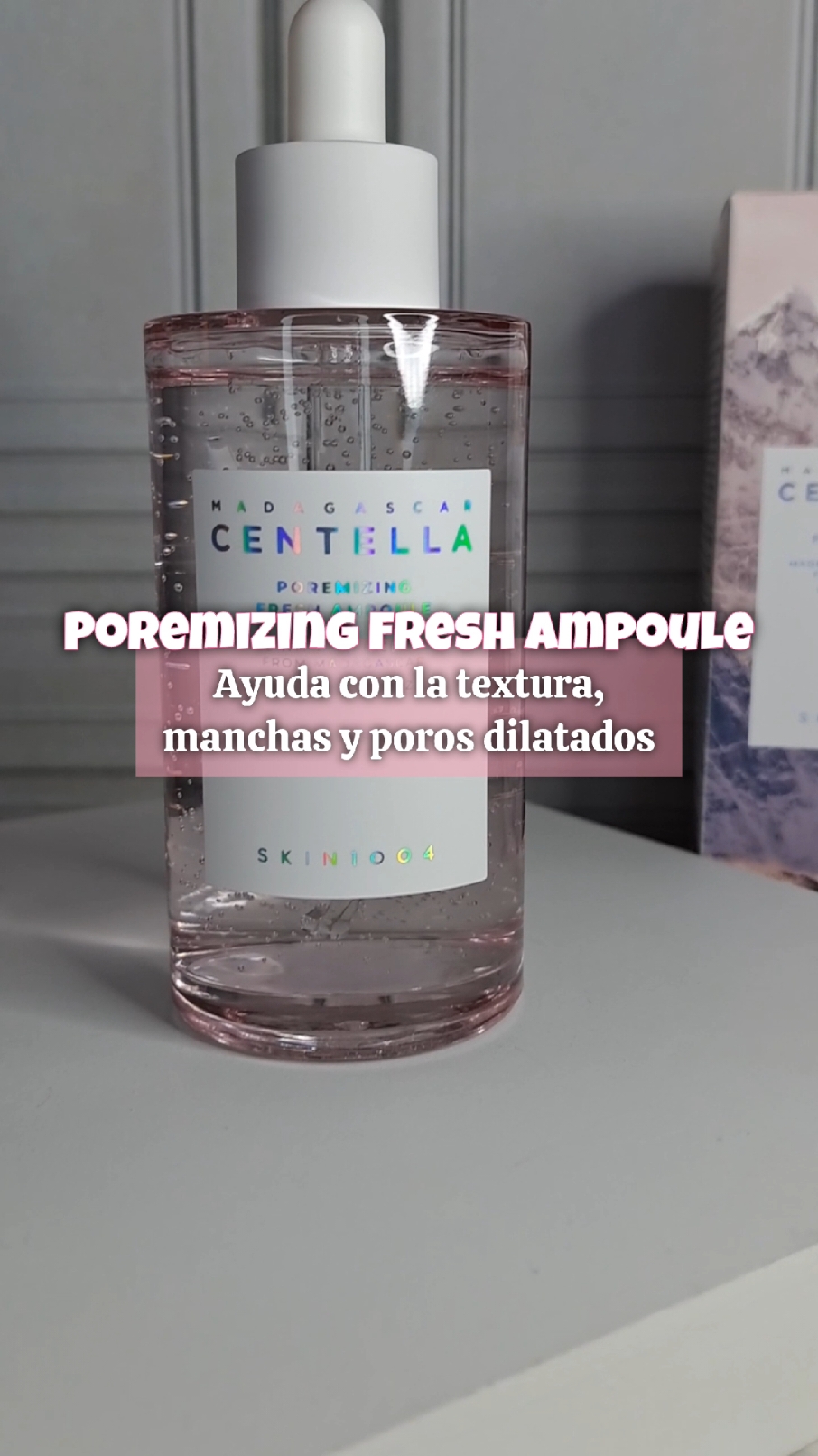 Poremizing Fresh Ampoule elimina la textura, manchas y poros abiertos 💗 Ya la han probado?   #poremizing #skin1004  #poremizingfreshampoule #poremizingampoule #skin1004poremizing #skin1004poremizingfreshampoule #centella #girls #girlpower #pinkskincare #fypシ  #xcyzbca