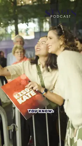 “Stephanie J. Block to beginners, please!” #stagespodcast  #stephaniejblock #westend #kissmekateuk #musicaltheatre #kissmekate 
