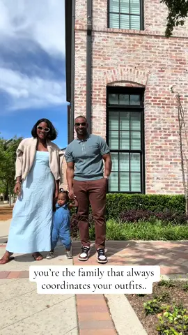 we love a good coordinating moment! #blacktiktokcommunity #SummerFashion #trending #coupletok #fashiontiktok #blacklove #OOTD #fashionfamily #familyfashion #familytok #familytiktok 