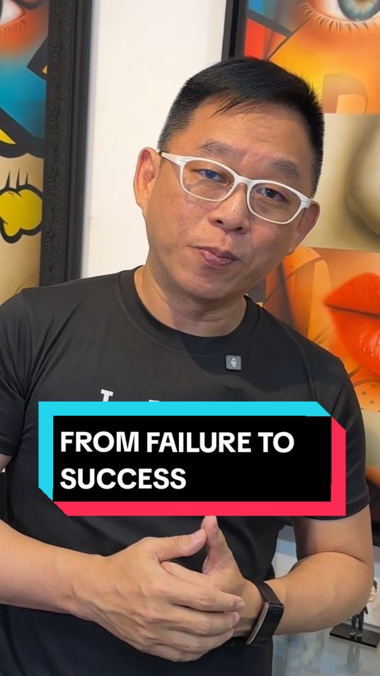 Failure is a stepping stone towards success in business.#fyp  #FailureToSuccess #SteppingStone #BusinessSuccess #ChinKeeTan  #LearnFromFailure #EntrepreneurJourney #GrowthMindset #SuccessInBusiness #Resilience 