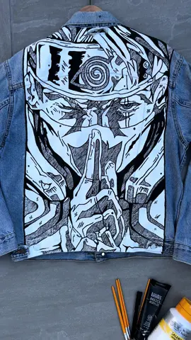 Kakashi hitake hand oainted custom jacket for sale ! For custom orders reach ojt to @lollitalayla or lsdstudio.ink on instagram :) #abcxyz #zyxbca #anime #naruto #kakashi #animetiktok #fyp #parati #popular #pourtoii #artistsoftiktok #otaku 