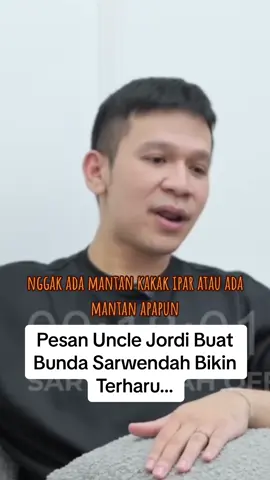Pesan Haru Uncle Jordi Untuk Bunda Sarwendah “Tidak ada mantan ipar…”  #jordionsu #sarwendah #rubenonsu #onyo #keluarga #family #momenharu 