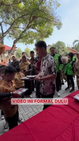 Uji coba makan bergizi gratis di Solo  #indonesiamaju 