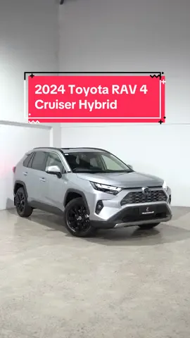 NEW STOCK - 2024 Toyota RAV 4 Cruiser Hybrid in Silver Sky - Performance: - 2.5-liter 4-cylinder engine paired with an electric motor, making a combined 131 kW (175 horsepower) and 221 nm of torque - City fuel economy: 4.8L/100km  - Electronically controlled continuously variable transmission (eCVT) - Intelligent all-wheel-drive system - Multiple driving modes, including EV mode, ECO mode, and Sport mode, Exterior: - Graphite Grey paint - LED headlights that exude sophistication and athleticism. - 18-inch alloy wheels - Gloss black roof rails - Sunroof - Chrome accents - Black trim Interior Comfort: - Leather-accented stichting - Multifunction steering wheel - Heating and ventilating functions for both front passengers. - Dual-zone climate control - Wireless charging - 2 seating memory settings - USB-A and USB-C compatibility Technology: - Intuitive Toyota Connected Services - 8-inch touchscreen infotainment system with Apple CarPlay and Android Auto - Premium JBL sound system - Adaptive cruise control - Lane departure alert - Steering assist - Pre-collision safety system - Power liftgate Check our website or come visit our dealership to take a look at your next family SUV - #toyota #toyotarav4 #toyotahybrid #hybrid #rav4hybrid 