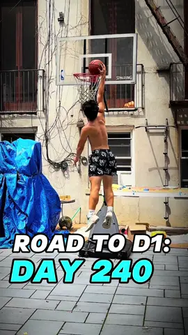 Day 240: i can actually dunk now  #basketball #fyp #dunk #bounce #roadtod1 #viral #basketballtraining #basketballpractice #ballislife #classof2026 #aaubasketball #NBA #overtime #ote #aau #usabasketball #usa #nyc 