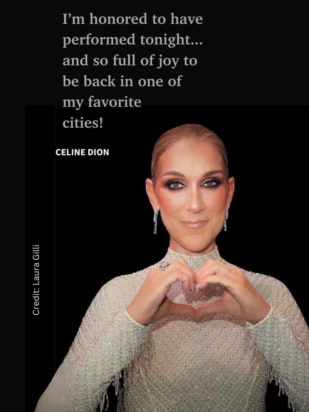 Celine Dion has made a heartfelt statement just hours after taking to the stage at the Olympics opening ceremony. #celinedion #olympics #openingceremony #edithpiaf#paris2024