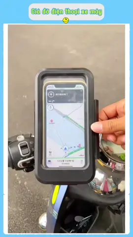 Giá đỡ điện thoại dành cho xe máy,  các bạn shipper mà thấy món này thì chắc chắn sẽ rất thích 🤭. #giadodienthoaixoay360 #duyne0710 #giadungthongminh #giadungtienich #xuhuong 