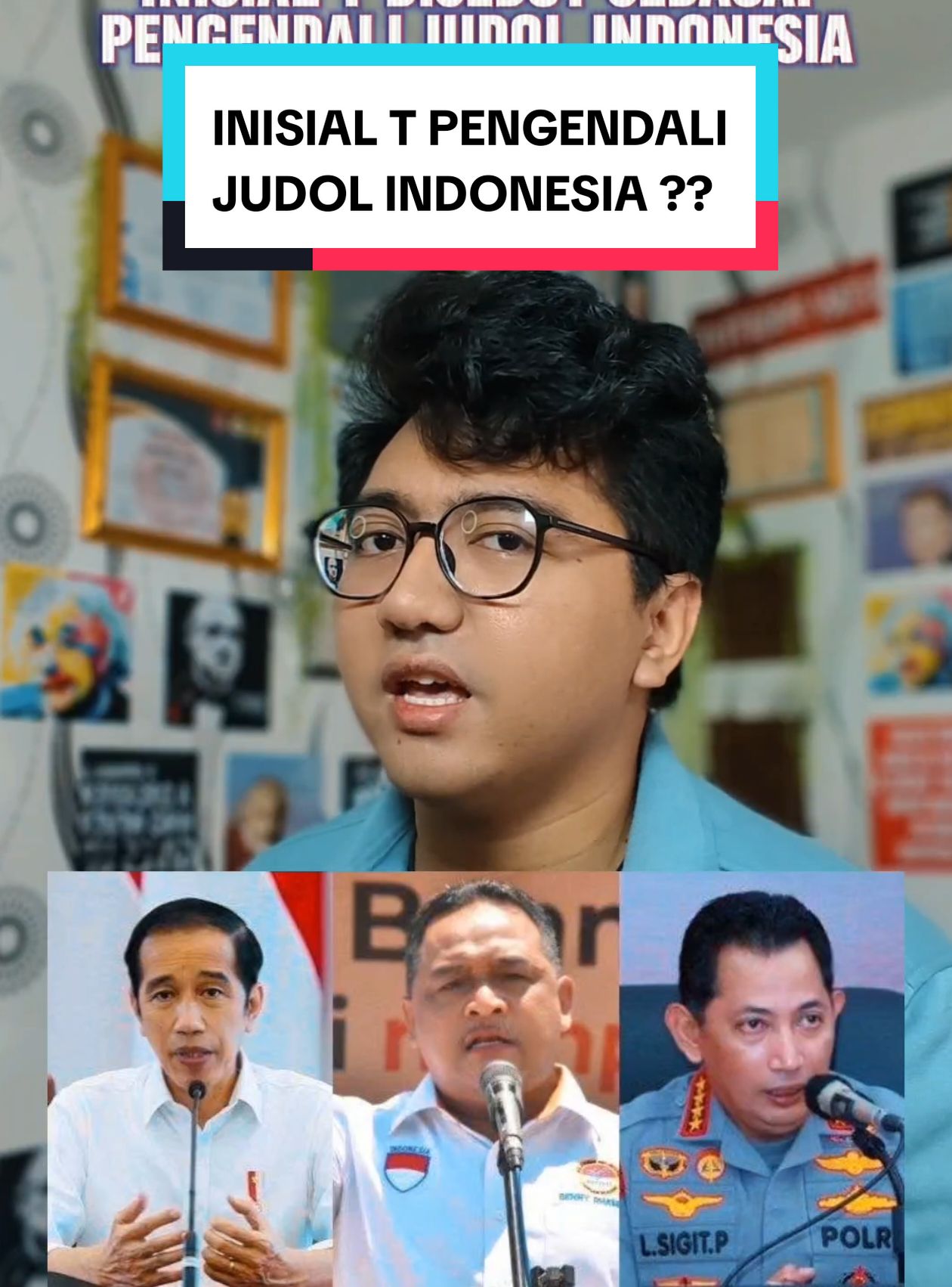 inisial T disebut sebagai pengendali judol Indonesia. begini tanggapan presiden Jokowi