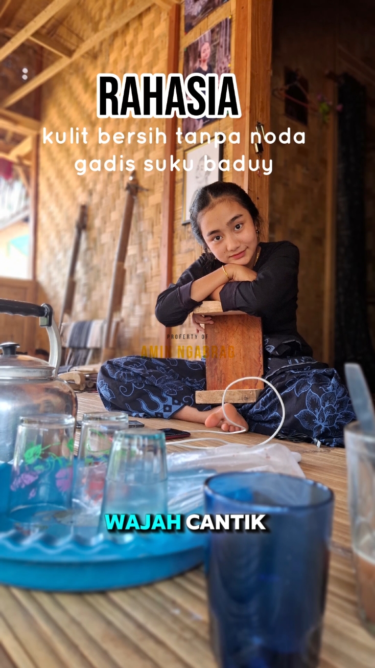 Rahasia kecantikan gadis baduy