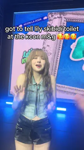 for context they talked about skibidi toilet on a recent live 🙂 also someone else told her “i’ve never hidden a jew in my basement either” 😭 this is what being fluent in english gets u in kpop #skibidi #nmixx #skibidinmixx #kcon #kconla 
