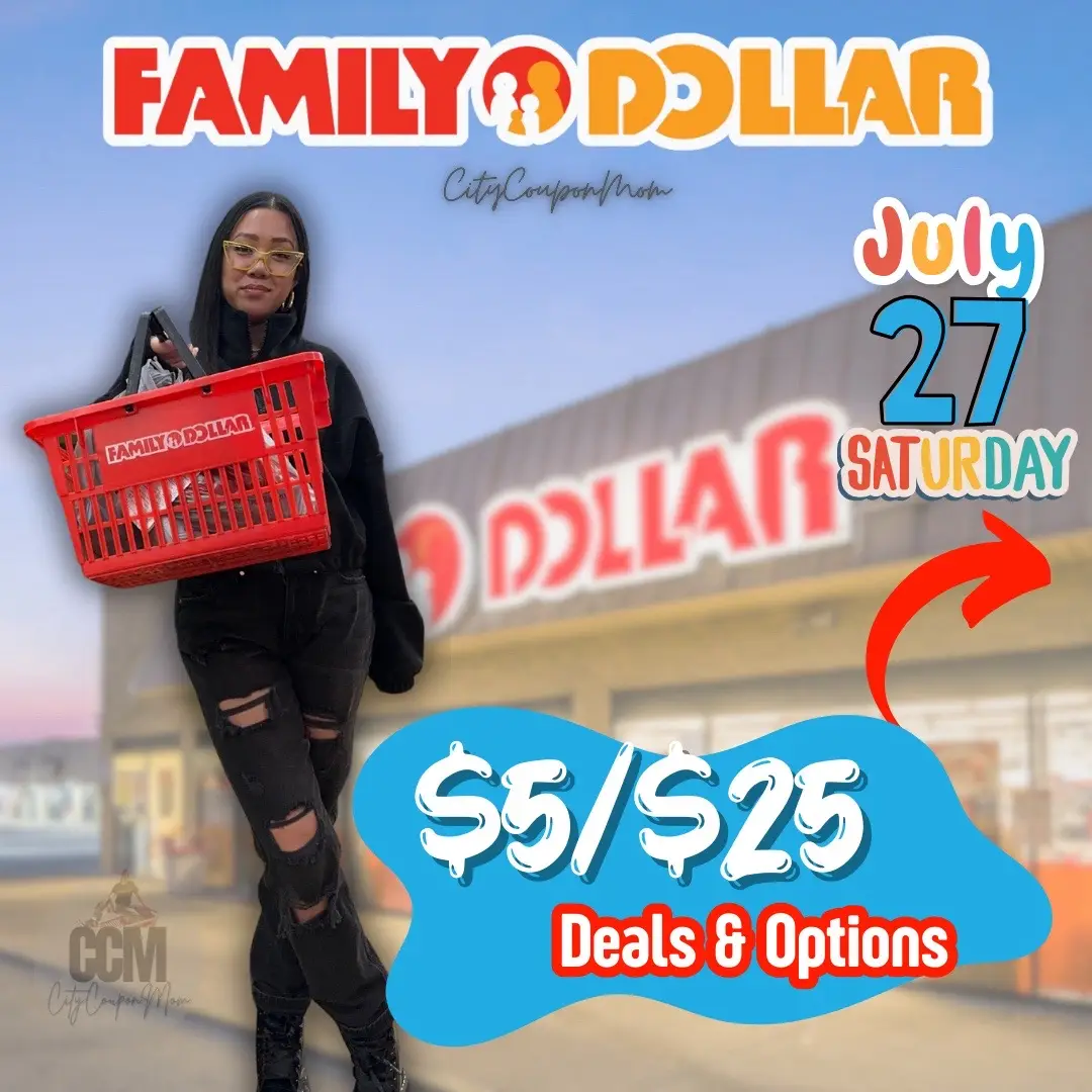 📍FAMILY DOLLAR - not too many good new digitals but here’s some deals & options!  - Saturday 7/27 only  - Make sure subtotal is $25 - Prices may vary by stores with items not part of the weekly sales ad  #familydollarcouponing #familydollar #familydollardeals #couponing #extremecouponing #coupon #couponcommunity #howtocoupon #saving #coupontok #howtocoupon #learntocoupon 