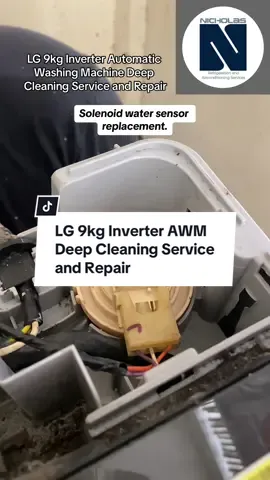 LG 9kg Inverter AWM ☑️ Deep cleaning service. ☑️ Solenoid water sensor replacement. #lg #lgph #lgphilippines #automaticwashingmachine  #automaticwashingmachinecleaning #automaticwashingmachinerepair #deepcleaning #deepcleaningservices #repair #repairservices #fyp #fypage #foryou #foryoupage