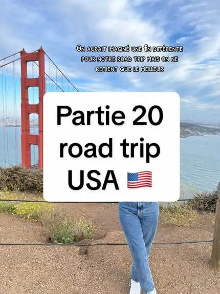 C’est partie pour réaliser le voyage de nos rêves, on part pour un road trip aux USA. Venez avec nous pour découvrir toutes nos étapes dans ce pays de folie ! 🇺🇸 On continue notre road trip vers San Francisco 🌆 on découvre les célèbres maisons « Painted Ladies », on mange ensuite dans le restaurant japonais « Domo » qui est incroyable pour ensuite finir avec le Golden Gate Bridge 🌉 en parallèle de nos galères 🥲 !  #roadtripusa #roadtrip #westcoastusa #westcoastusa #voyageusa #etatsunis #etatsunis🇺🇸 #itinerairevoyage #california #californiaroadtrip #coteouestusa #visitusa #losangeles #losangelesroadtrip #sanfrancisco #sfo #sanfranciscofood #sanfranciscolife #paintedladies #paintedladiestour #domosanfrancisco #japanesefoodsfo #goldengatebridge #goldengate #bakerbeachsf #bakerbeachsanfrancisco #goldengatebridgesanfrancisco🌉 #roadtripusagaleres #galereenvoyage  @Visit the USA 