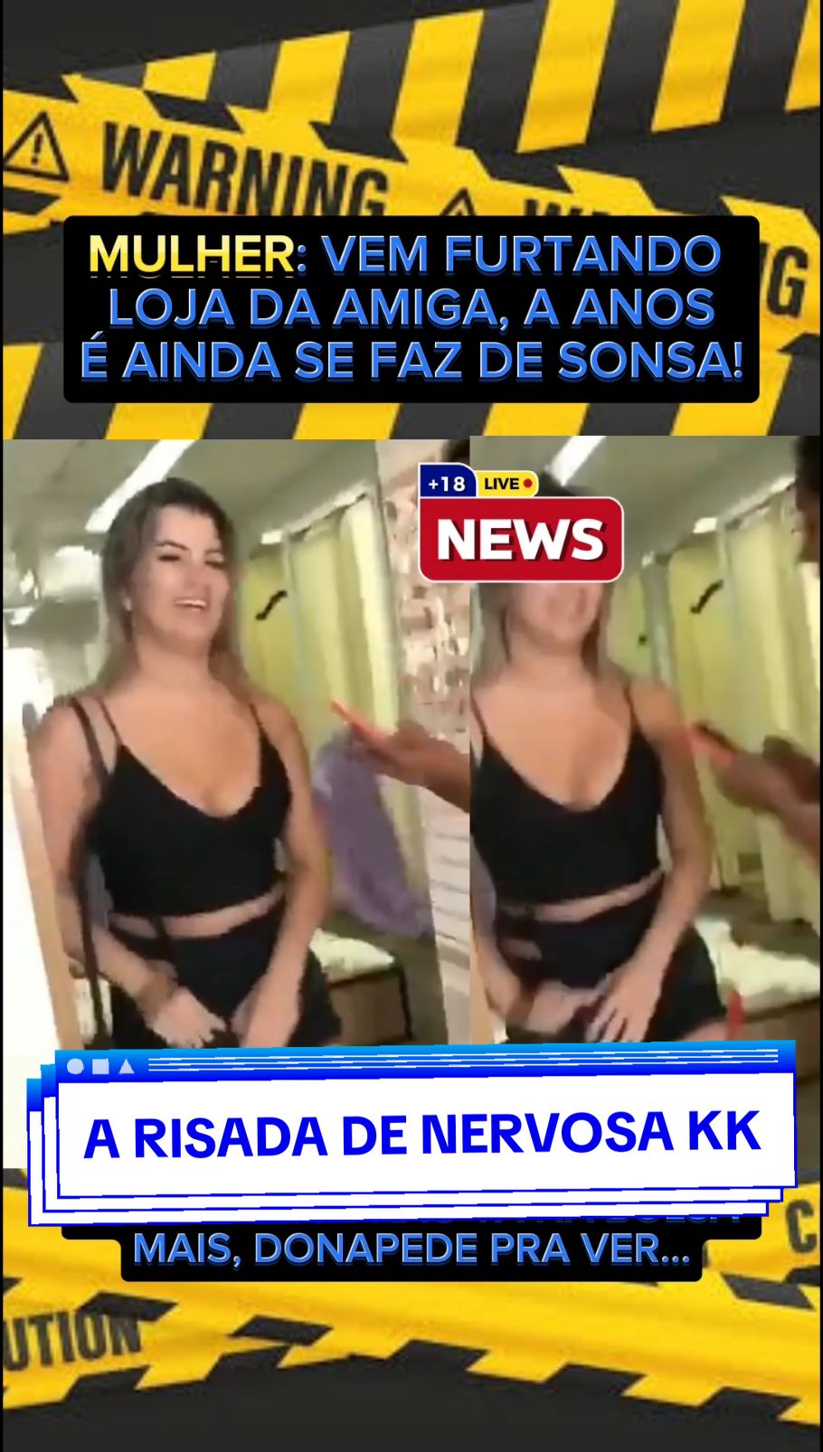 LOIRA PEGA NO FLAGRA! FEZ ISSO NA LOJA DA AMIGA? #noticias #news 