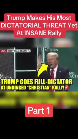 Trump Makes His Most DICTATORIAL THREAT Yet At INSANE Rally_Part 1 #trump #donaldtrump #trump2024 #donaldtrump2024 #Most #dictatortrump #dictatorial #Threat #Yet #INSANE #unhiged #christian #news #breakingnews #political #politicaltiktok #fy #trending 