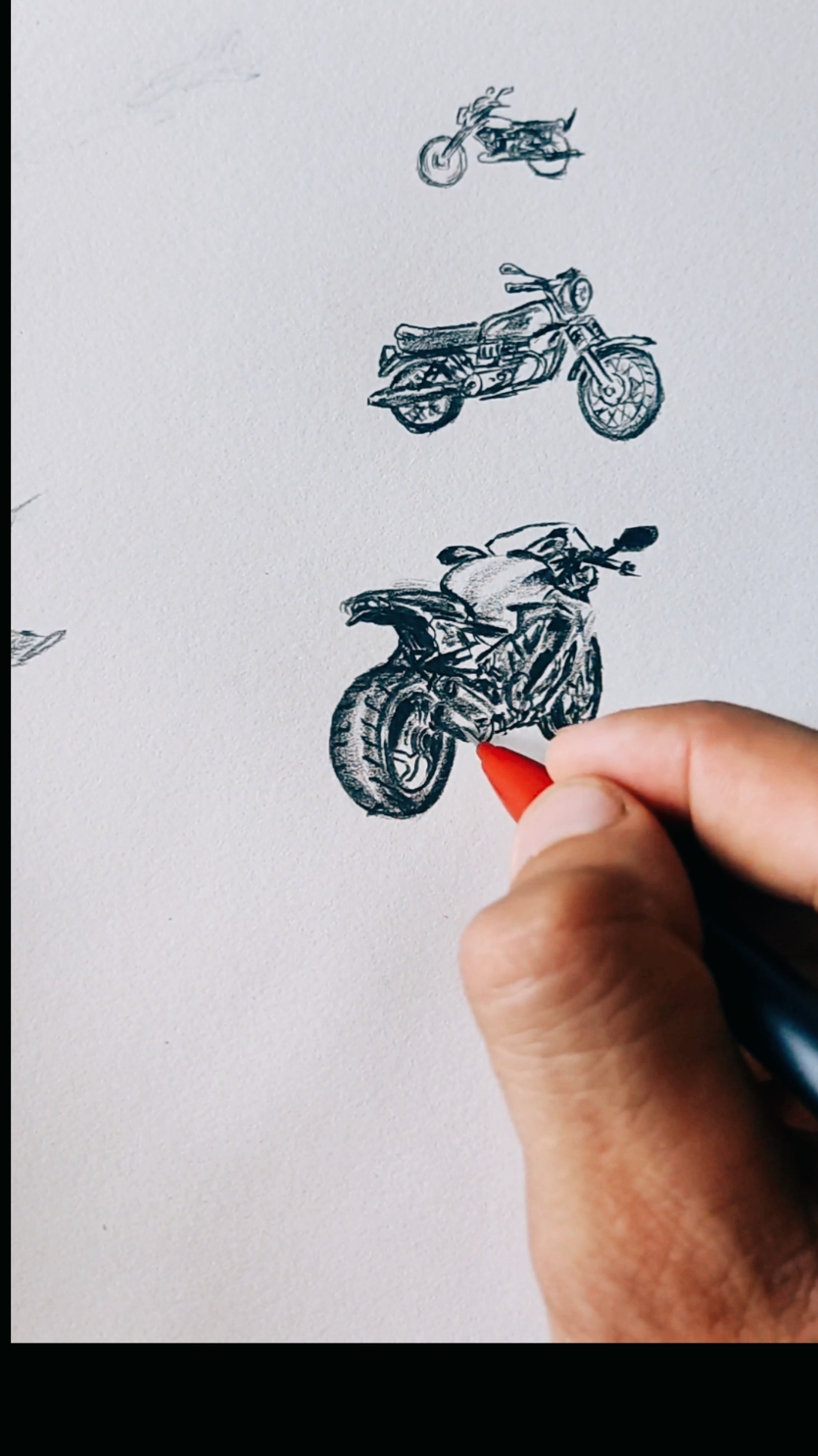 motorcycle 🏍️ drawing #sgart #learnwithtiktok #fypシ゚viral #howtodraw #drawing #motorcycle #fyp 