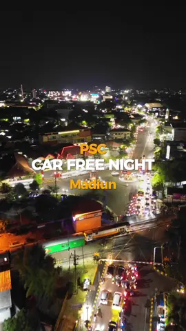 Car free night psc madiun . . . #madiun24jam #madiunkotagadis #madiunhits #madiun #madiunkotapendekar #pahlawanstreetcenter #drone #lowlight #dji #malam 