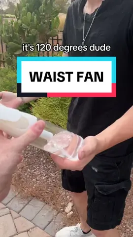 What was this guy doing??? #waistfan #portablefan #portablewaistfan #portable #fan 