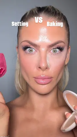 Setting VS Baking 👀 which one are you??? 😍 @Rare Beauty @Selena Gomez @SPACE NK #rarebeauty #makeup #viralmakeup #settingpowder #makeuptutorial #makeupartist #makeupideas #makeuphacks #rarebeautysettingpowder 