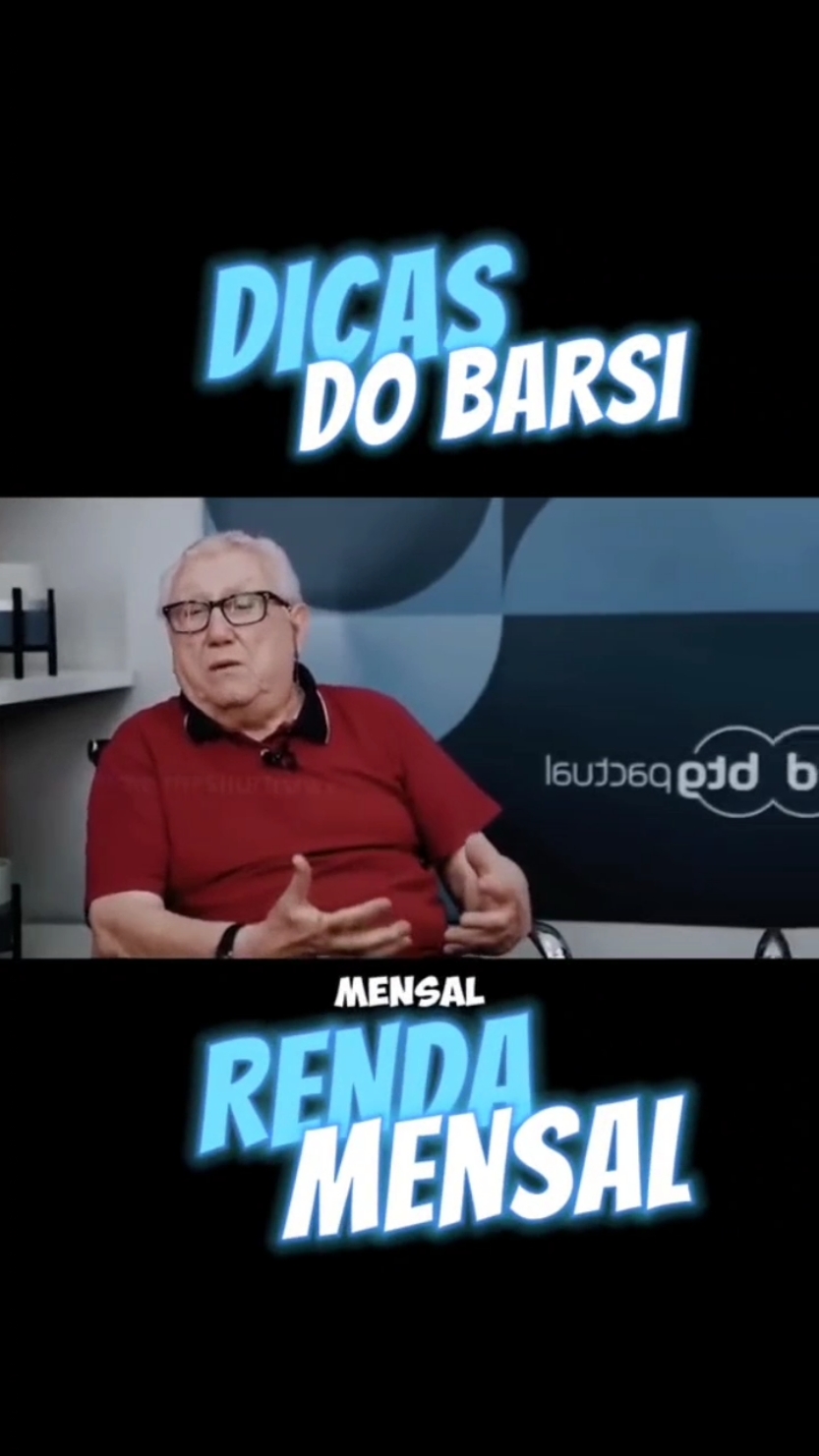 DICAS DO BARSI #ACOES #DIVIDENDOS #APOSENTADORIA #BARSI #LUIZBARSI