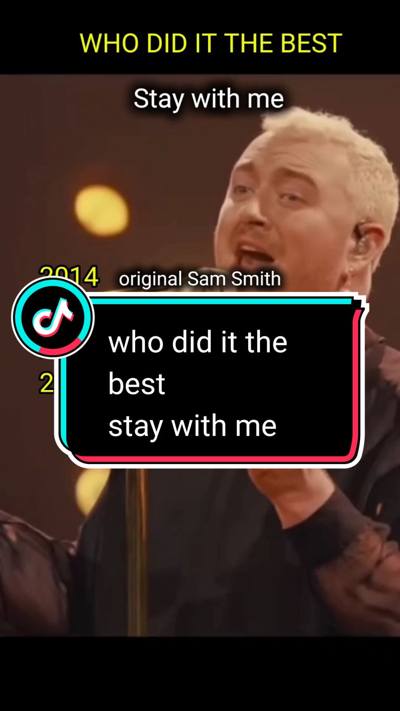 Who did it the best?  stay with me #whodiditbetter #samsmith #lgbtq #lgbt #staywithme #maryjblige #edsheeran #pink #Love #reggae #pop #iconic #original #song #fyp #cover #pourtoi 