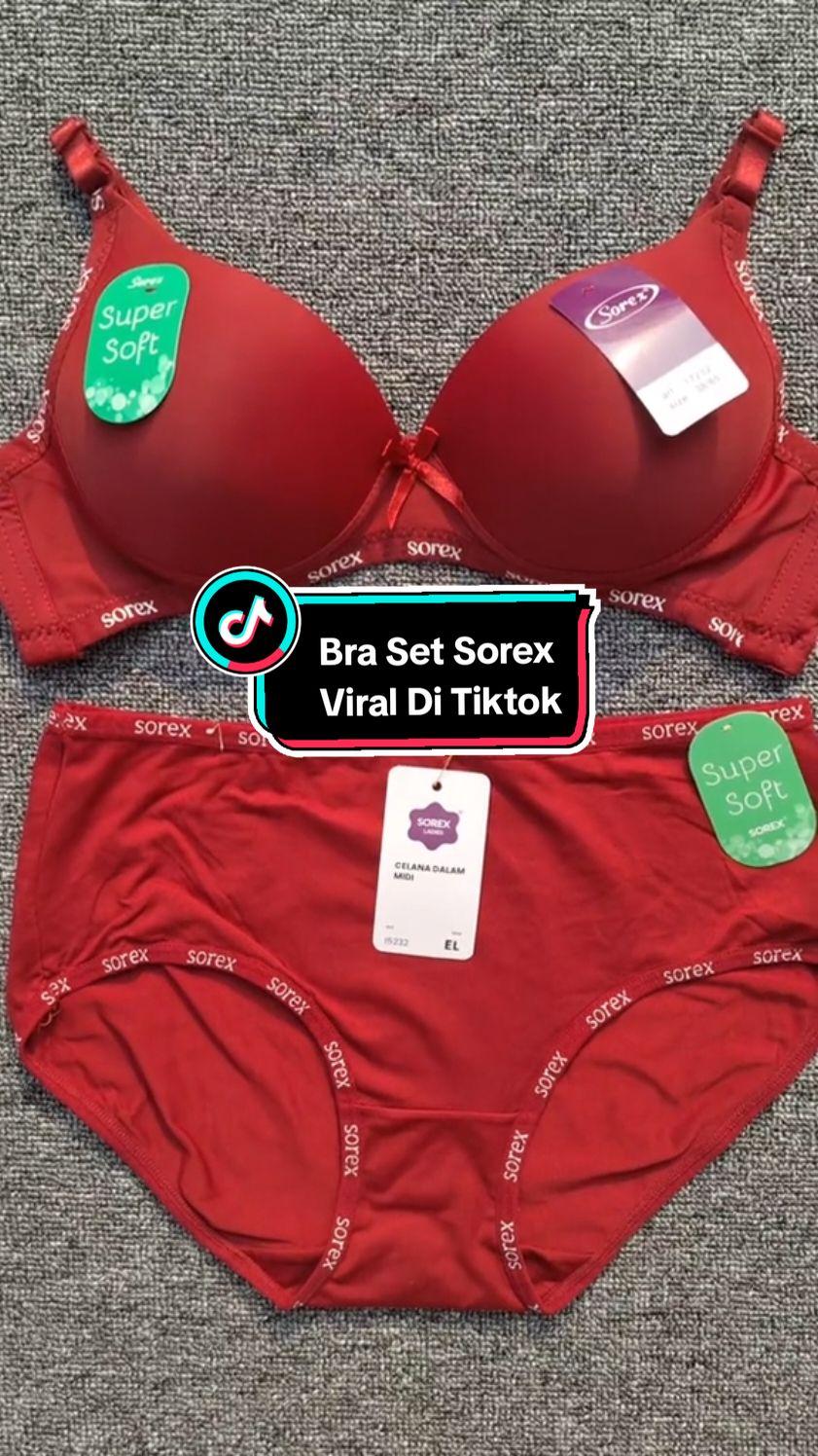 Bra Set Sorex Super Soft Terviral #hantaran #brawanita #brawanita #sorex #oneset #keranjangkuning #wibgajian 