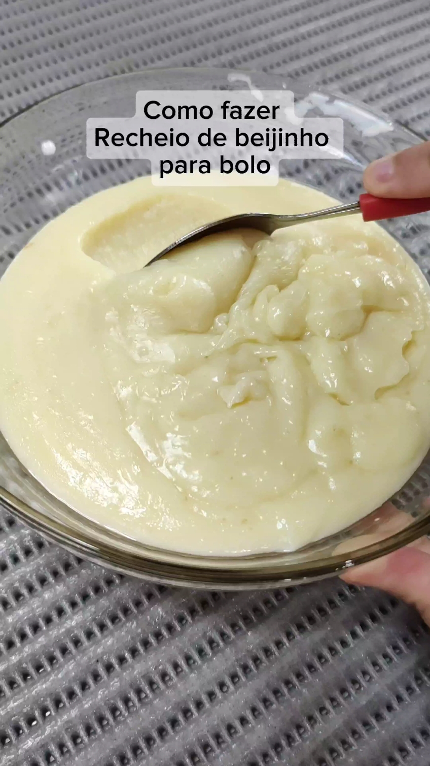 recheio para bolo e torta de beijinho #receita #comida 