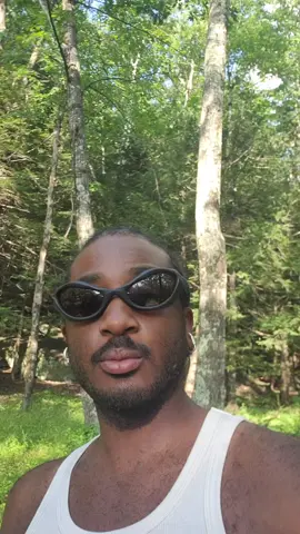 Upstate NY with it. Black boys in nature, sun feels good on my skin.