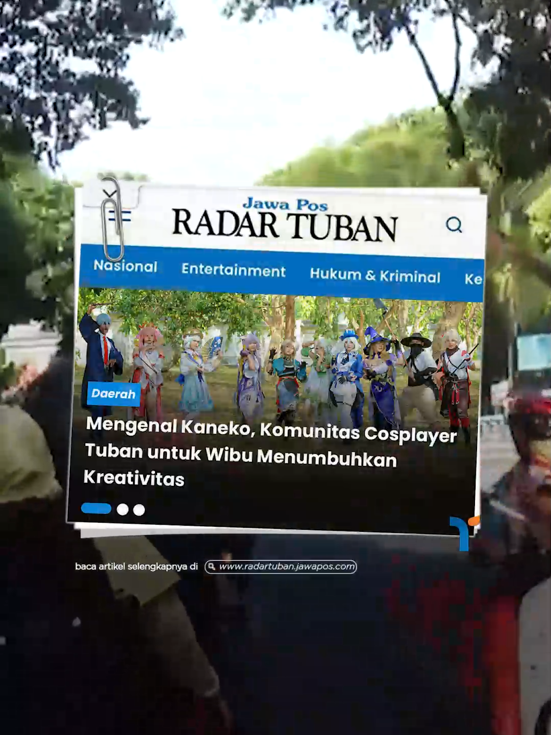 Tag koncmu sing wibu! #radartuban #jawapos #tuban #tubanviral #tubantiktok #tubanjawatimur #tubanbanget #tubanhitz #tuban24jam #wibu #wibuindonesia #cosplayer #wibutuban