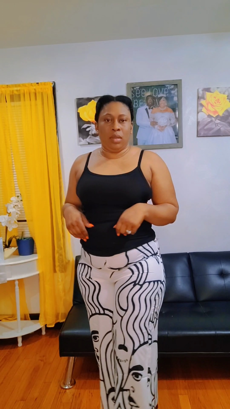 Episode 819 | Stil pantalon sa yo ap mennen anpil yo bèl kouri pran paw la kounyea #widelegpants #longsleeve #ladiesclothing #elegantcasual #ladiesclothing #trousersoutfit #womenclothes #summerpants #decorpants #womenpant #casualshirred  #casual #outfit #figureprint #pfy #foryou #TikTokShop #pyfツ 